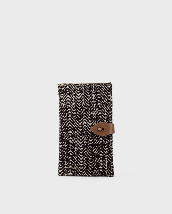 Iris Wallet — Black Tweed
