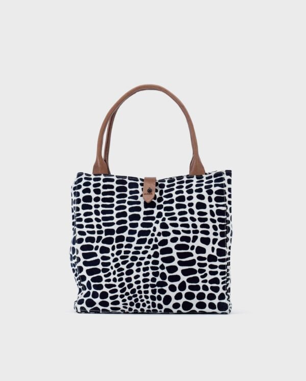 Safari Tote — Blue Cheetah