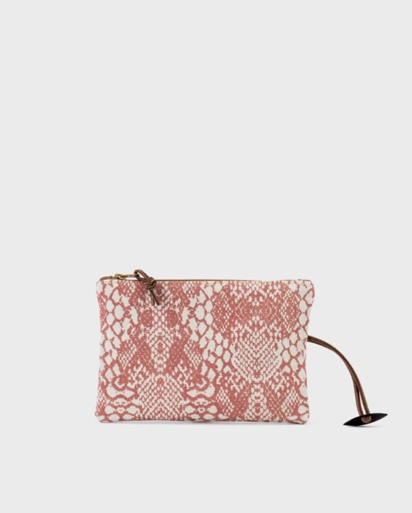 Travel Pouch — Lizard Salmon