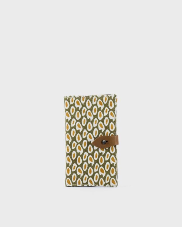 Iris Wallet — Goose Eggs / Olive