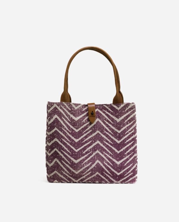Safari Tote — Vintage Angles Violet