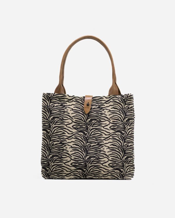 Safari Tote — Lynx Black