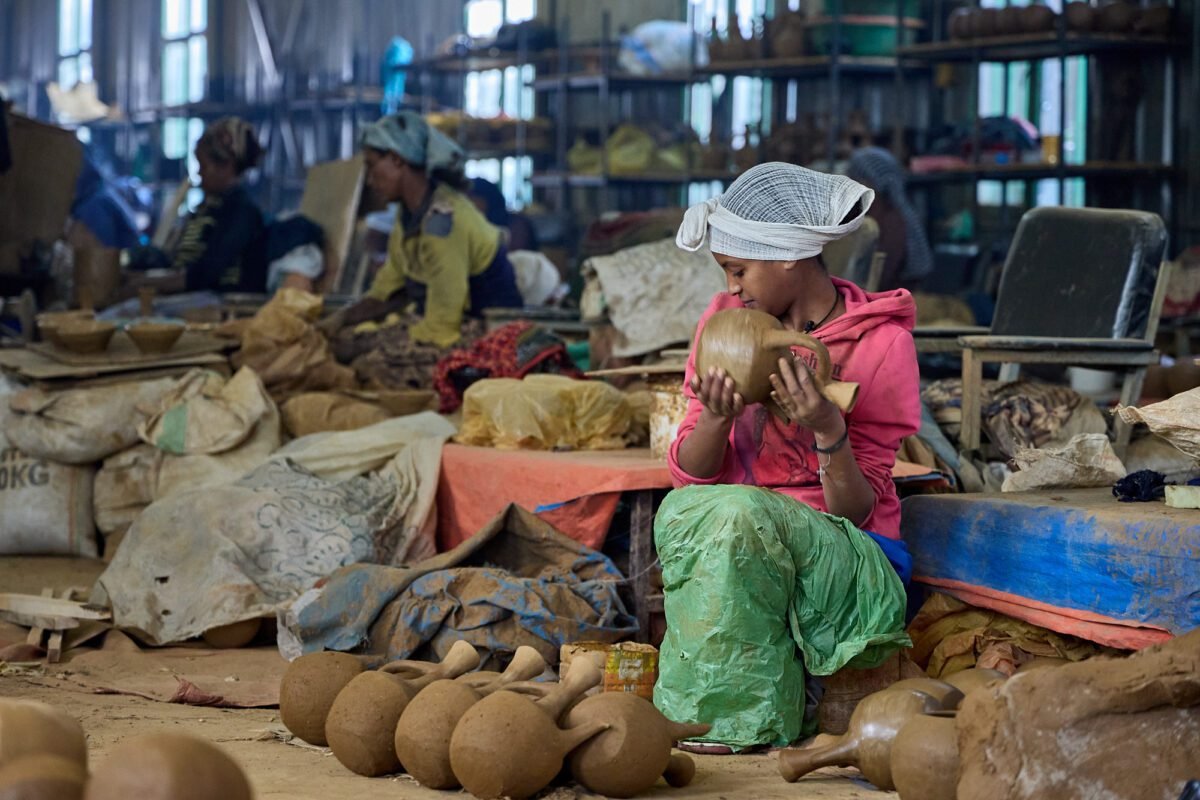Jabana: from clay to coffee pot at Ensira, Addis Ababa